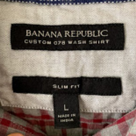 Banana Republic Slim Fit Custom 078 Wash Shirt - Picture 2 of 3